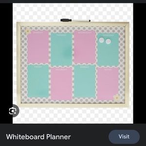 Magnetic whiteboard organizer